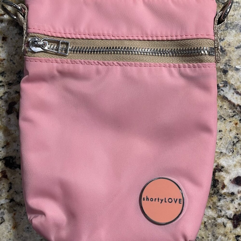 SHORTY LOVE small, pink crossbody purse